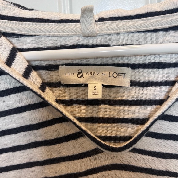 Lou & Grey for Loft long sleeve hooded shirt.   size small - Picture 1 of 4